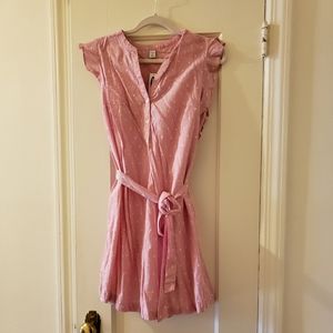 Old Navy Casual Red and White Summer Dress